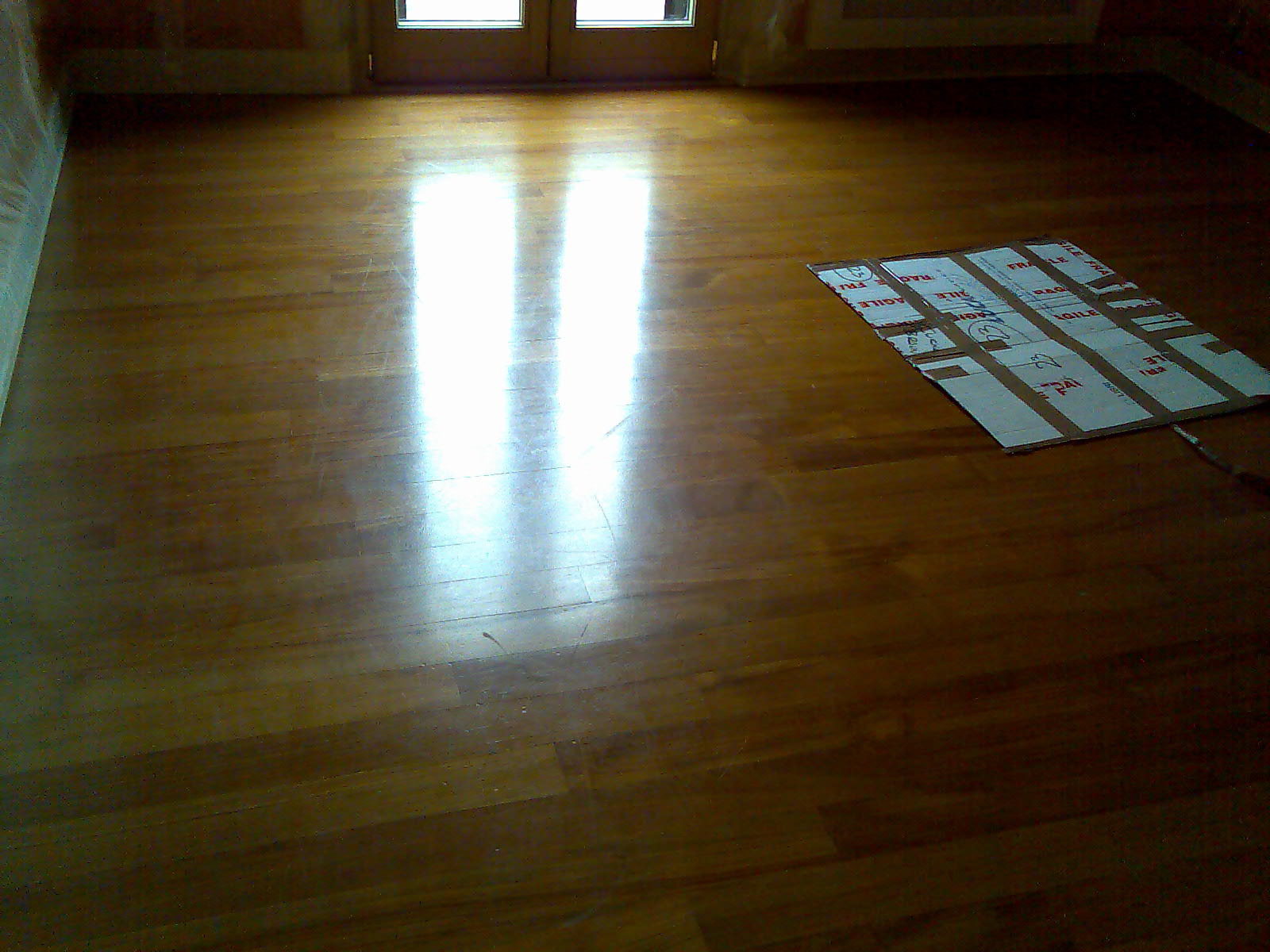 levigatura parquet con sistema timba anti polvere